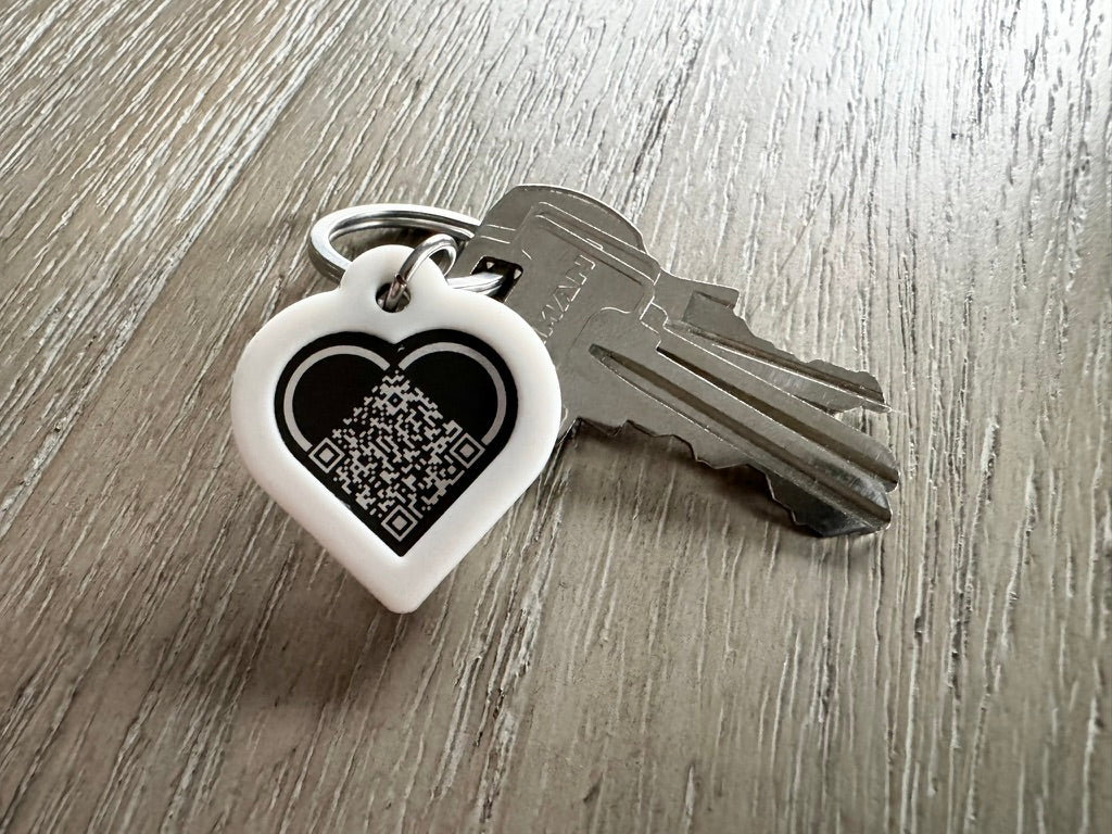 Turning Hearts Keychains