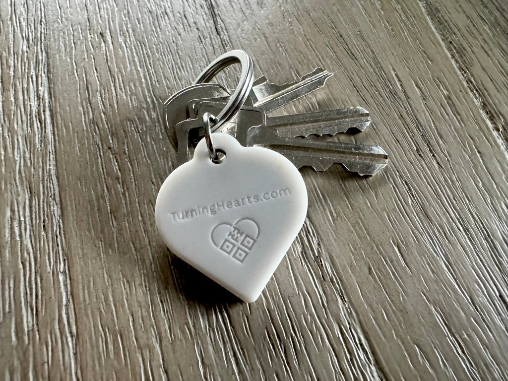 Turning Hearts Keychains